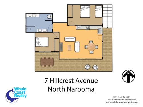 The floor plan of Hillcrest Views of Wagonga