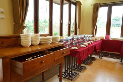 En restaurant eller et andet spisested på SK Resort Pattaya