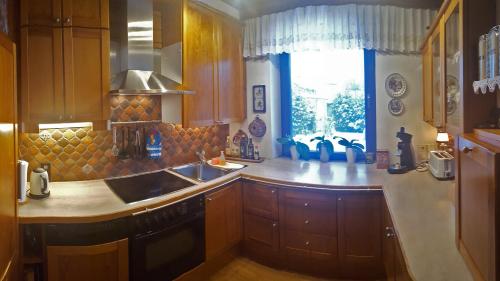 Кухня или мини-кухня в Apartments Almstein
