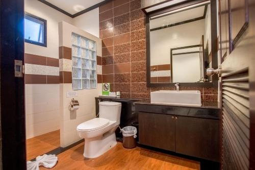 Koupelna v ubytování Anda Lamoon Villa Krabi