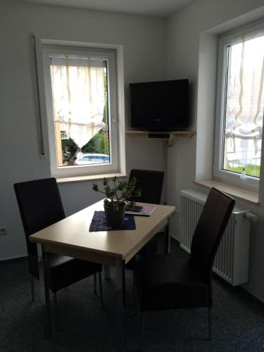 Televisyen dan/atau pusat hiburan di Apartmenthaus Gärtner