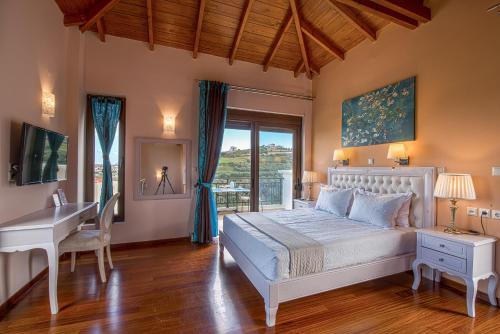 Ένα ή περισσότερα κρεβάτια σε δωμάτιο στο Casa Leone Suites