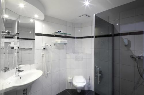 Koupelna v ubytování Hotel Am Segelhafen