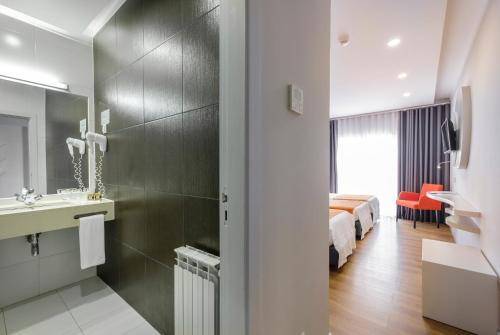 Hotel Rosa Mística by Umbralにあるベッド
