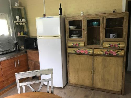 Η κουζίνα ή μικρή κουζίνα στο Chacra La Escondida