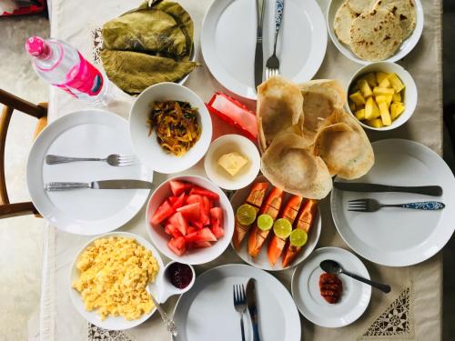 Jídlo v penzionu nebo okolí