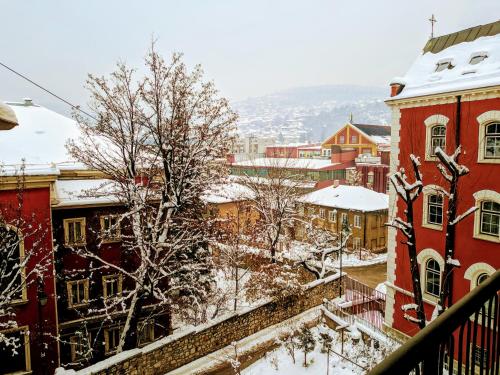 Heart of Sarajevo under vintern