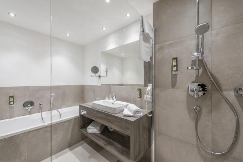 Koupelna v ubytování Hotel Burgstein - alpin & lifestyle