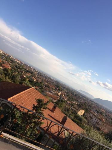 a view of a city from the top of a building at A casa di Simona in Monreale