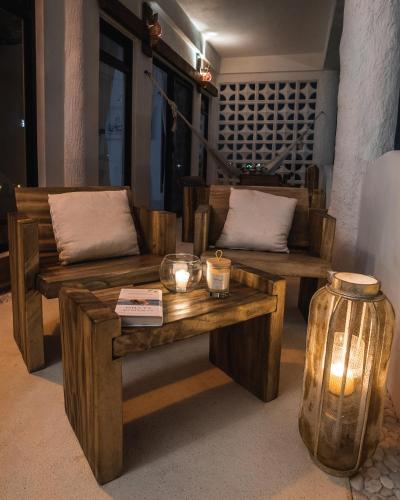 Area soggiorno di Icaco Island Village - Adults Only
