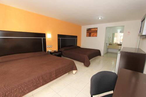 Postel nebo postele na pokoji v ubytování Hotel 5 inn