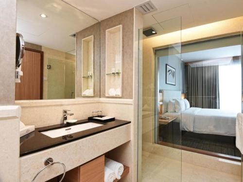 Letto o letti in una camera di Holiday Villa Johor Bahru City Centre