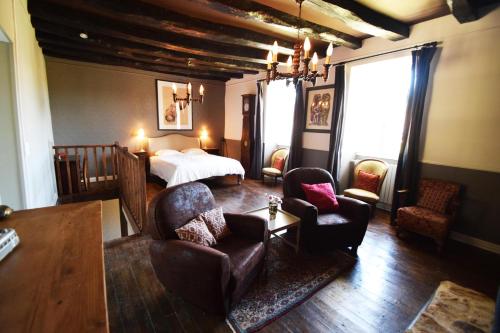 Posezení v ubytování Le Pompon D'Or