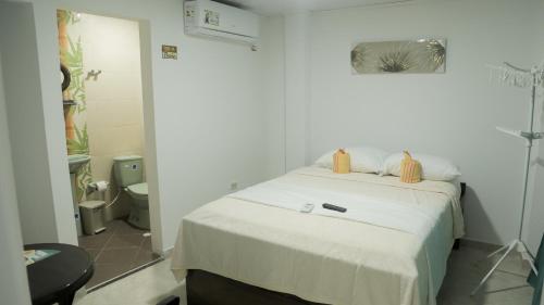 Ένα μπάνιο στο Inn Bless Aparthotel