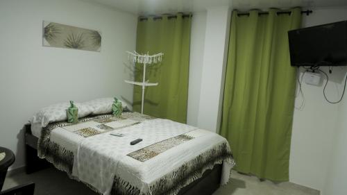 Katil atau katil-katil dalam bilik di Inn Bless Aparthotel