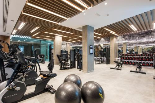 Fitness centrum a/nebo fitness zařízení v ubytování Nana Princess Suites Villas & Spa