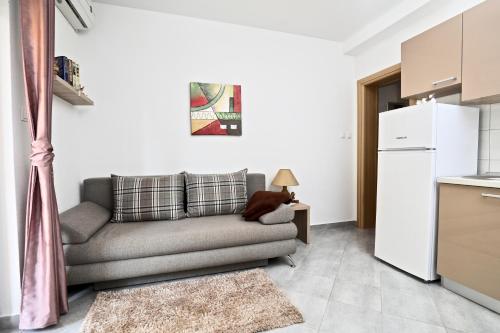 Kuchyň nebo kuchyňský kout v ubytování Apartmani Vuljan