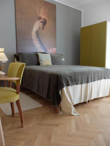 Ένα ή περισσότερα κρεβάτια σε δωμάτιο στο Casaviagiotto