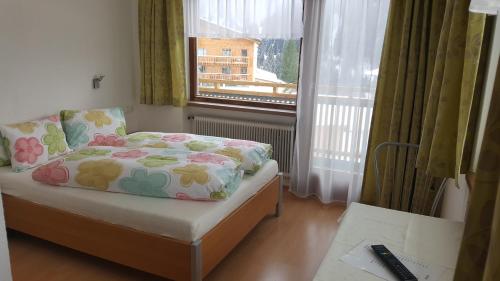 Cama o camas de una habitación en Gästehaus Bischof