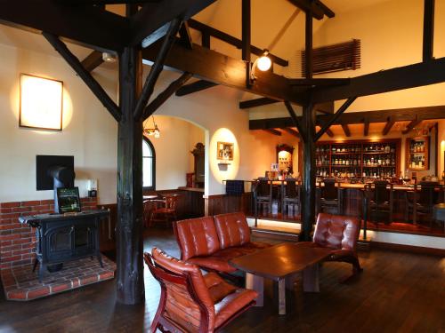 Posezení v ubytování Hotel Hut Walden