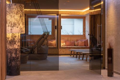 Zona de estar de Appartement Zillertal Klee mit Restaurant KleemenTine