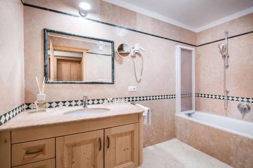 Ένα μπάνιο στο Residence Ciasa Giardun