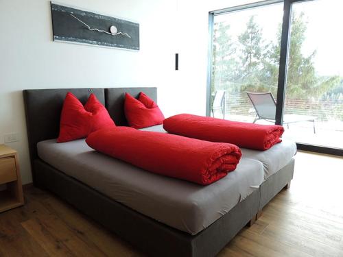 Säng eller sängar i ett rum på Residence Moritz