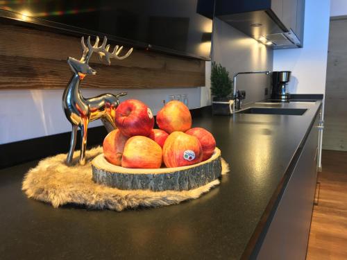 Kuchyň nebo kuchyňský kout v ubytování Chalet Albric