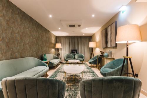 Ruang duduk di Rossio Boutique Hotel