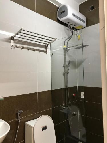Koupelna v ubytování Minh Toàn Homestay