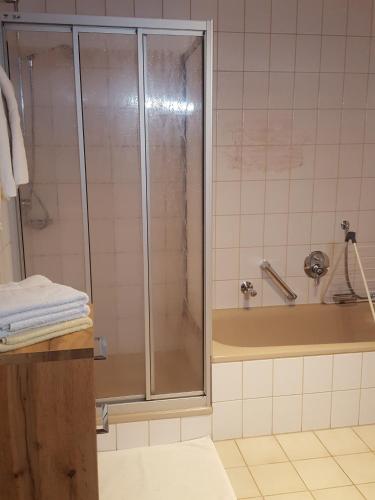 Koupelna v ubytování Ferienwohnung Lenz