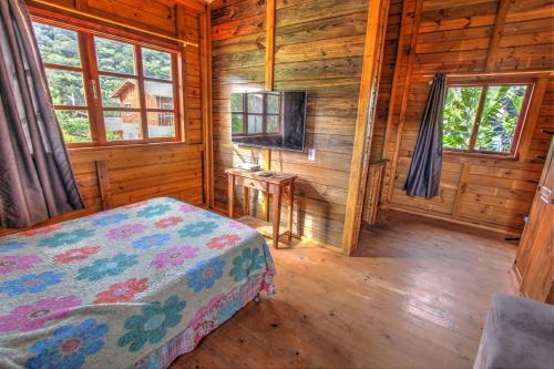 Cama o camas de una habitación en Vila Equilíbrio Natural