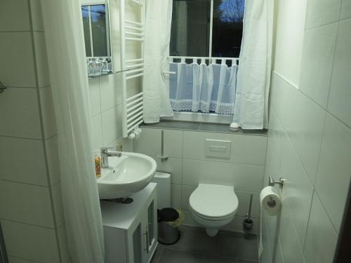 Ένα μπάνιο στο Unser Ferienhaus im Harz