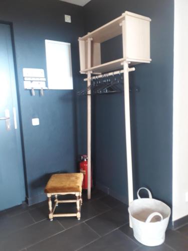 a room with a bunk bed and a toilet at Bergleben Maria Alm - Haus Panorama in Maria Alm am Steinernen Meer