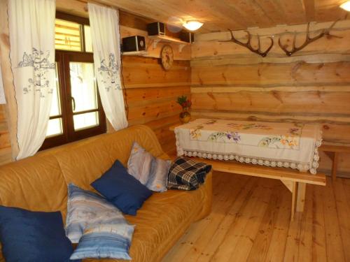 Χώρος καθιστικού στο Guest House Ziedkalni