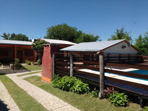 Bazén v ubytování Cabañas mi Sueño nebo v jeho okolí