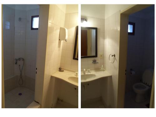 Et badeværelse på Apart Hotel Abedules