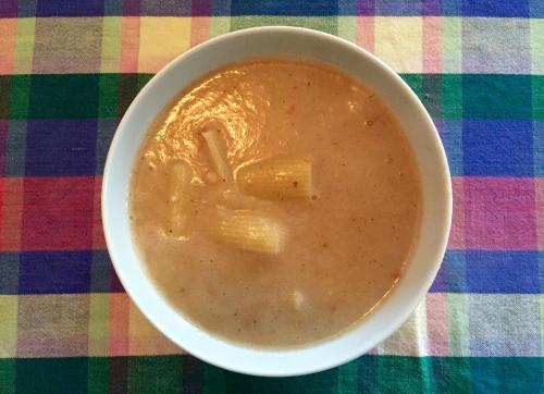 a bowl of soup sitting on a table at Casignano in Bagno a Ripoli
