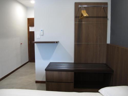Cama o camas de una habitación en HOTEL SUKARAMAI