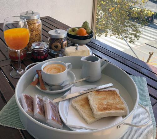 Options de petit-déjeuner proposées aux clients de l'établissement Apartamento en la playa de Valdelagrana