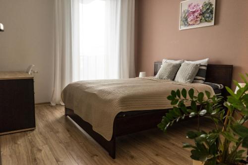 Кровать или кровати в номере Przy Mocaku II