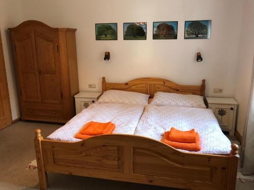 Katil atau katil-katil dalam bilik di Appartement Stubaital