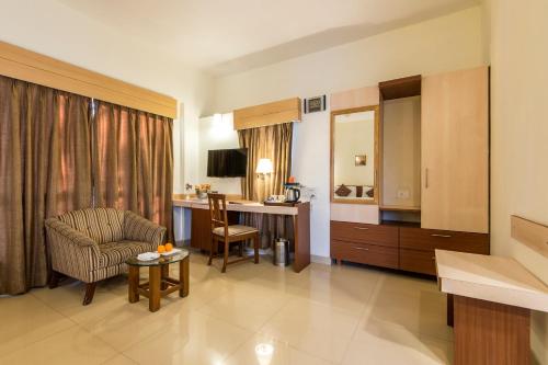 Un lugar para sentarse en Hotel Phoenix Koregaon Park