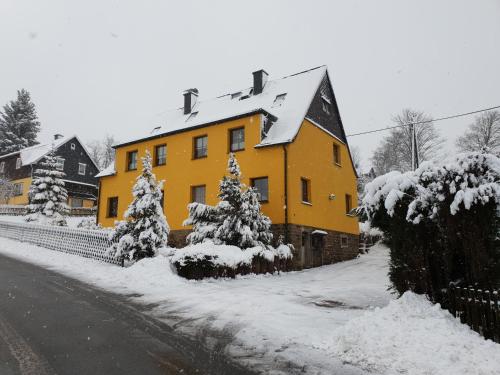Seiffen , Neuhausener Straße 7 trong mùa đông