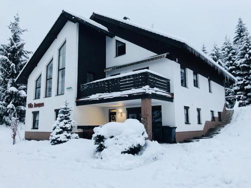 Vila Jensen v zimě