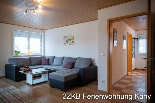 Гостиная зона в Ferienwohnung Kany