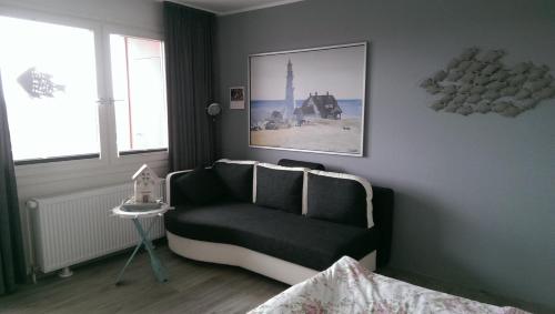 Posezení v ubytování Ferienwohnung Osterdeich