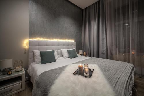 Ліжко або ліжка в номері Spa Luxe Virmenska