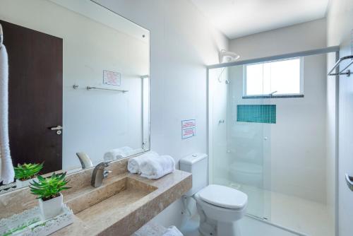 Phòng tắm tại Residencial Onda Azul