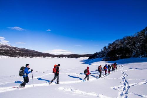 Cabañas ECA Cochrane v zimě